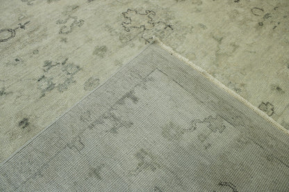 Oushak Zigler Wool Hand Knotted Rug 10.0x14.0 -w5021
