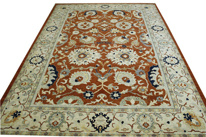 Tribal Fine Chobie Wool Hand Knotted Rug 10.1x14.0 -b-141
