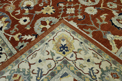 Tribal Fine Chobie Wool Hand Knotted Rug 10.1x14.0 -b-141