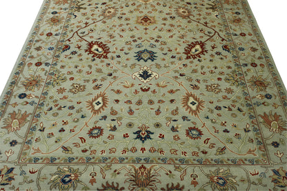 Traditional Agra Zigler Wool Hand knotted Rug 9x12 - w2144