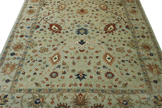 Traditional Agra Zigler Wool Hand knotted Rug 9x12 - w2144