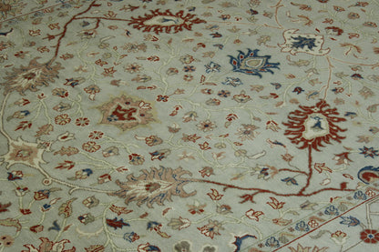 Traditional Agra Zigler Wool Hand knotted Rug 9x12 - w2144