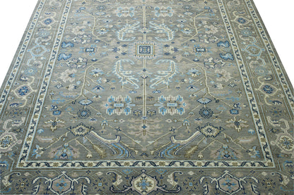 Oushak Colorful Zigler Wool Hand knotted Rug 9x12 - w20183