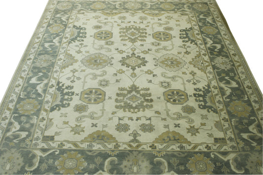 Oushak Zigler Wool Hand knotted Rug 9x12 - w20333