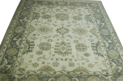Oushak Zigler Wool Hand knotted Rug 9x12 - w20333