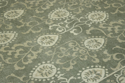 Tribal Ikat Wool Hand knotted Rug 9x12 - w20122