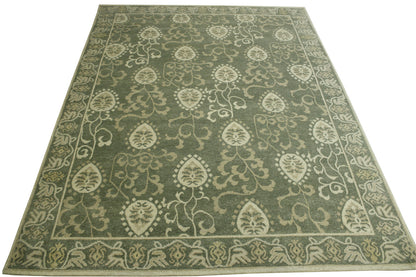 Tribal Ikat Wool Hand knotted Rug 9x12 - w20122