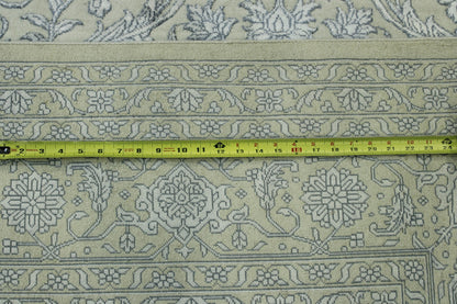 Transitional Fine Haji Jalili Wool/silk Hand knotted Rug 9x12 - w20058