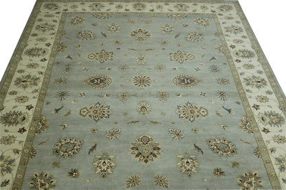 Traditional Agra Zigler Wool Hand knotted Rug 9x12 - w20126