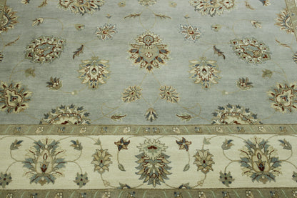 Traditional Agra Zigler Wool Hand knotted Rug 9x12 - w20126