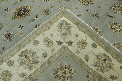 Traditional Agra Zigler Wool Hand knotted Rug 9x12 - w20126