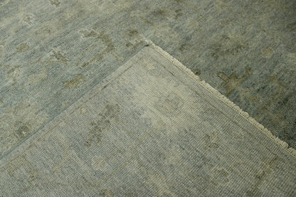 Oushak Whitewash Zigler Wool Hand knotted Rug 9x12 - w3064
