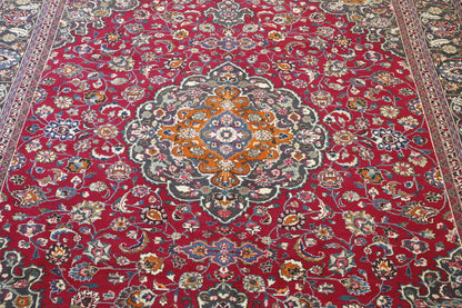 Traditional Antique Tabriz Wool Hand knotted Rug 9x12 - w2324