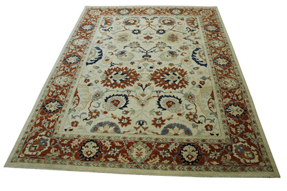 Tribal Fine Sherapi Wool Hand knotted Rug 9x12 - b-113