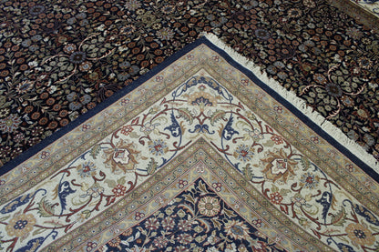 Traditional Fine Heraki Wool/silk Hand knotted Rug 9x12 - w20238