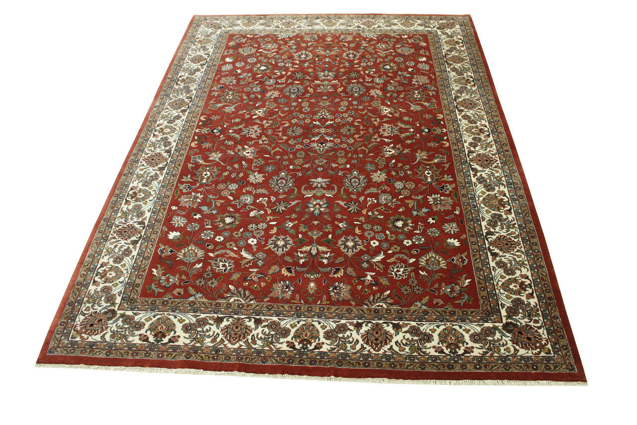 Traditional Fine Herati Wool Hand knotted Rug 9x12 - w20036