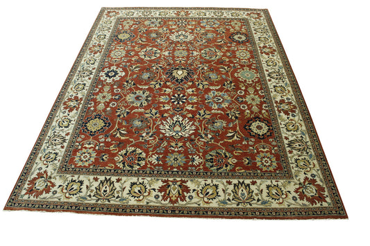 Traditional Fine Haji Jalili Wool Hand knotted Rug 9x12 - w20203