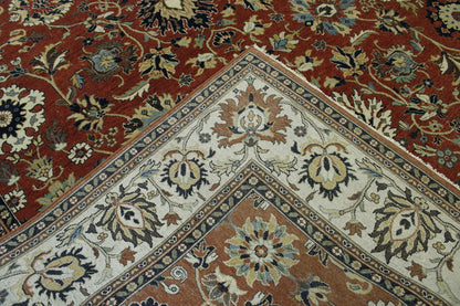 Traditional Fine Haji Jalili Wool Hand knotted Rug 9x12 - w20203