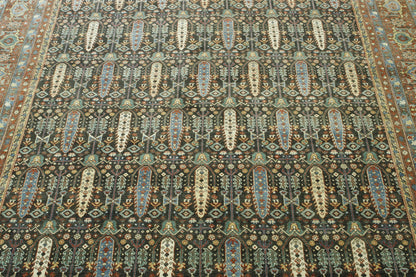 Traditional Fine Haji Jalili Wool Hand knotted Rug 9x12 - w20204
