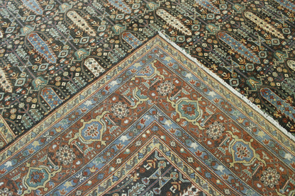 Traditional Fine Haji Jalili Wool Hand knotted Rug 9x12 - w20204