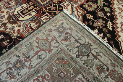 Tribal Heriz Wool Hand knotted Rug 9x12 - w20265