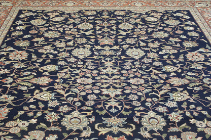 Traditional Fine Farhan Wool Hand knotted Rug 9x12 - w20034