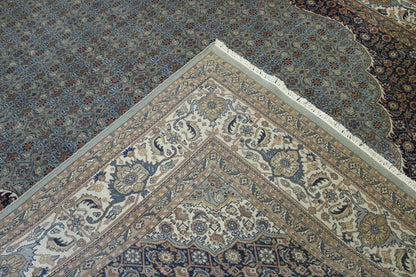 Traditional Fine Mir Wool Hand knotted Rug 9x12 - w20031