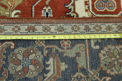 Tribal Heriz Wool Hand knotted Rug 9x12 - w20109