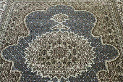 Traditional Fine Qum Wool Hand knotted Rug 9x12 - w2382