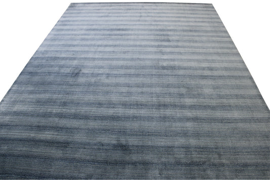 Modern Grass Design Wool Hand knotted Rug 9x12 - w2133