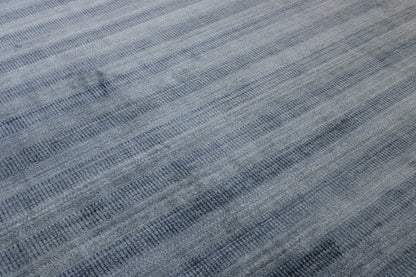 Modern Grass Design Wool Hand knotted Rug 9x12 - w2133