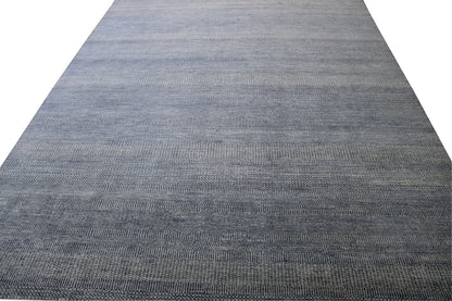 Modern Grass Design Wool Hand knotted Rug 9x12 - w2157