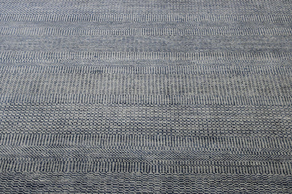 Modern Grass Design Wool Hand knotted Rug 9x12 - w2157