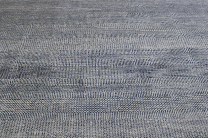 Modern Grass Design Wool Hand knotted Rug 9x12 - w2157