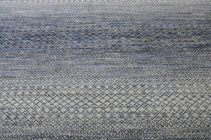 Modern Grass Design Wool Hand knotted Rug 9x12 - w20173