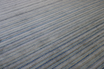 Modern Grass Design Wool Hand knotted Rug 9x12 - w2089