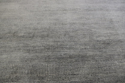 Modern Grass Design Wool Hand knotted Rug 9x12 - w2163