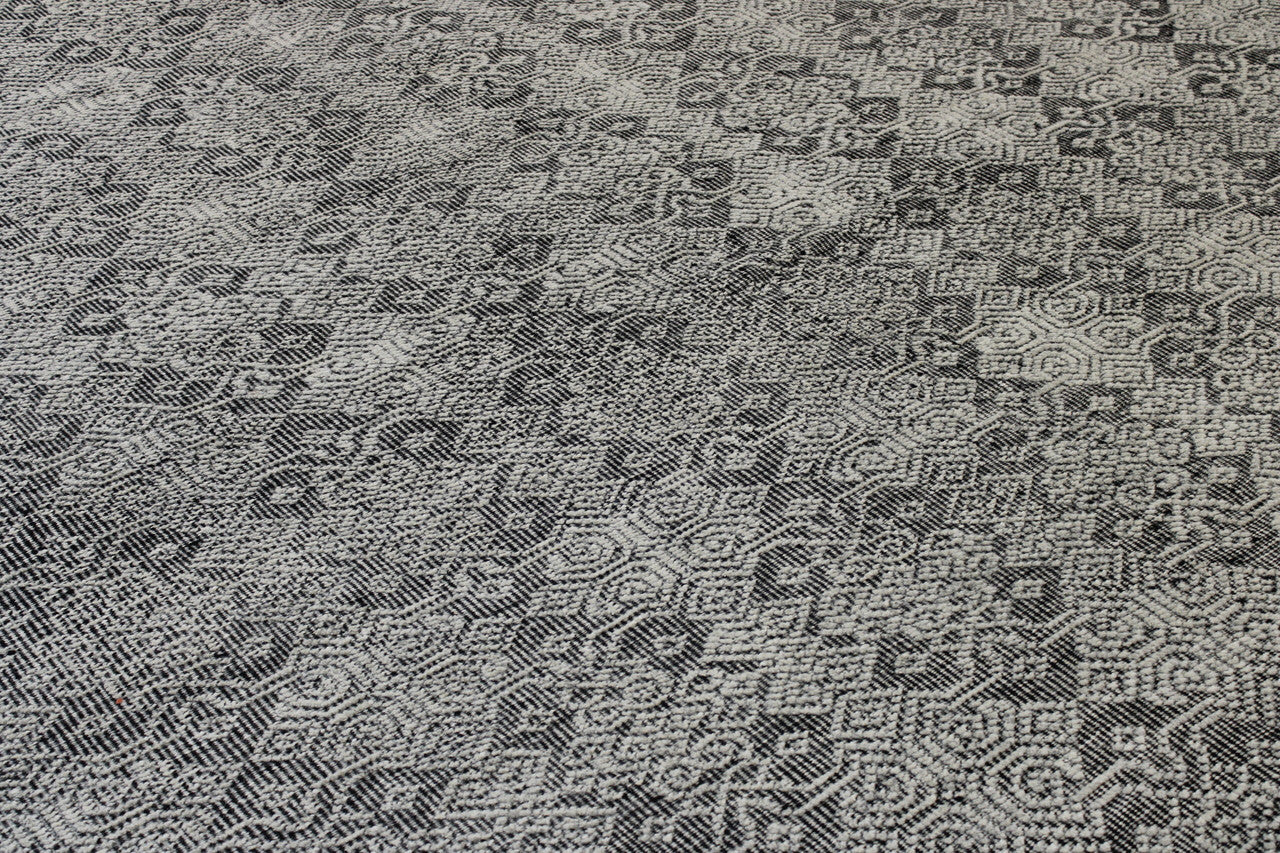 Transitional Flatweave Sumack Wool Hand knotted Rug 9x12 - w2277