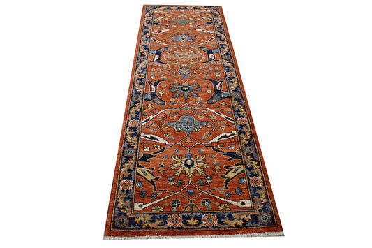 Tribal Fine Sherapi Wool Hand Knotted 2.6x8.0 -w2101