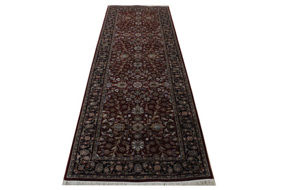 Traditional Fine Heraki Wool/Silk Hand Knotted 2.9x8.4 -w20229
