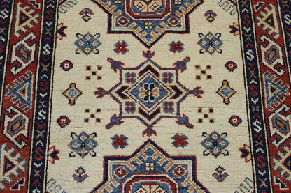 Tribal Super Kazaak Wool Hand Knotted 2.9x7.8 -b-130