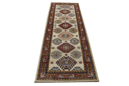 Tribal Super Kazaak Wool Hand Knotted 2.8x7.9 -b-132