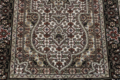 Traditional Mir Design Wool Hand Knotted Rug 2.8x11.10 -w2361