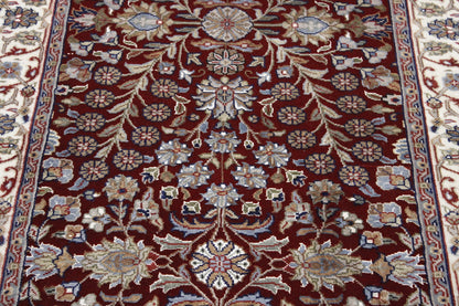 Traditional Fine Herakee Wool/Silk Hand Knotted Rug 2.8x12.1 -w20228