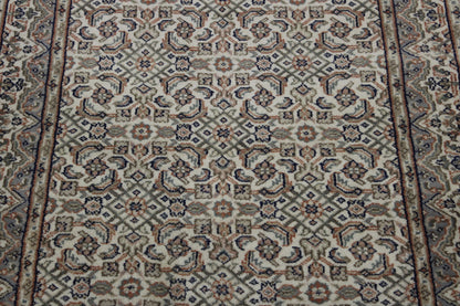 Traditional Fine Mir Design Wool Hand Knotted Rug 2.7x11.0 -w20008