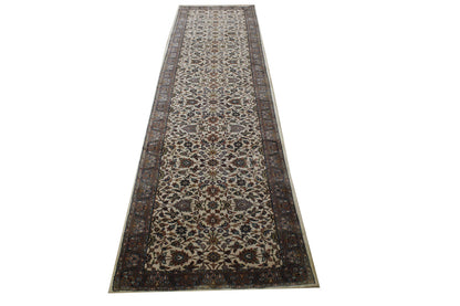 Traditional Fine Mashada Wool Hand Knotted Rug 2.10x11.7 -w20015