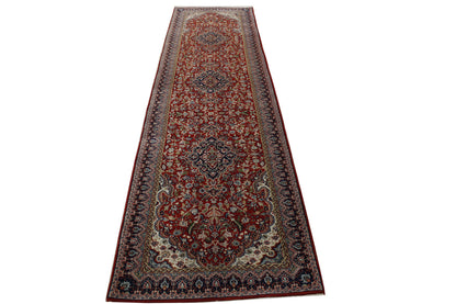Traditional Tabriz Design Wool Hand Knotted Rug 2.11x11.2 -w2289