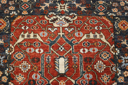 Tribal Fine Floral Sherapi Wool Hand Knotted 2.8x6.5 -w5034