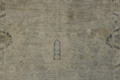 Oushak Whitewash Chobie Wool Hand Knotted 2.1x6.0 -w2099