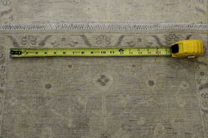 Oushak Whitewash Chobie Wool Hand Knotted 2.1x6.0 -w2099